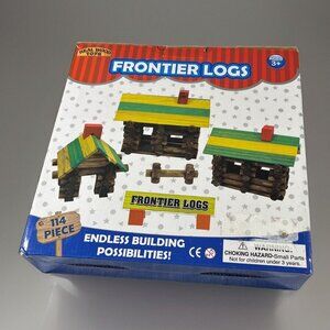 FRONTIER Logs Real wood toy 114 PIECE Endless Building possibilities Ages 3+ New